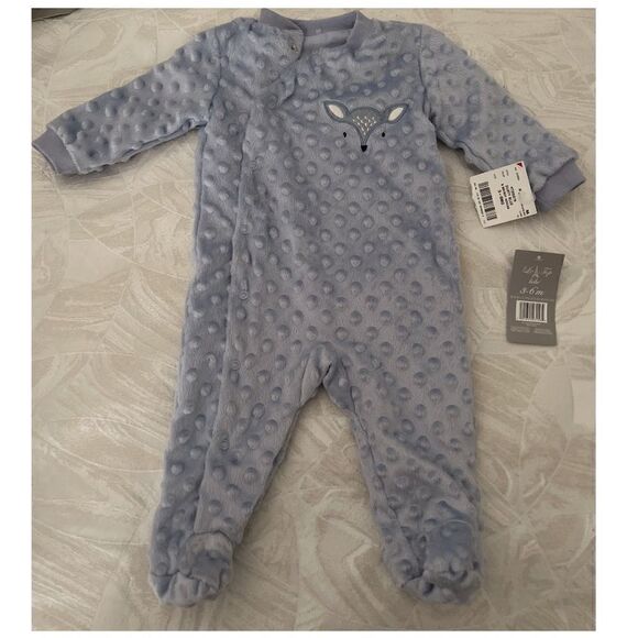 NWT Le Top Baby Soft Blue Onsie - Picture 1 of 2